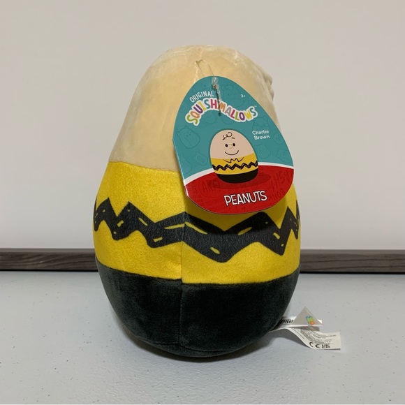 Squishmallows Peanuts 8” Charlie Brown-NWT - Picture 4 of 5
